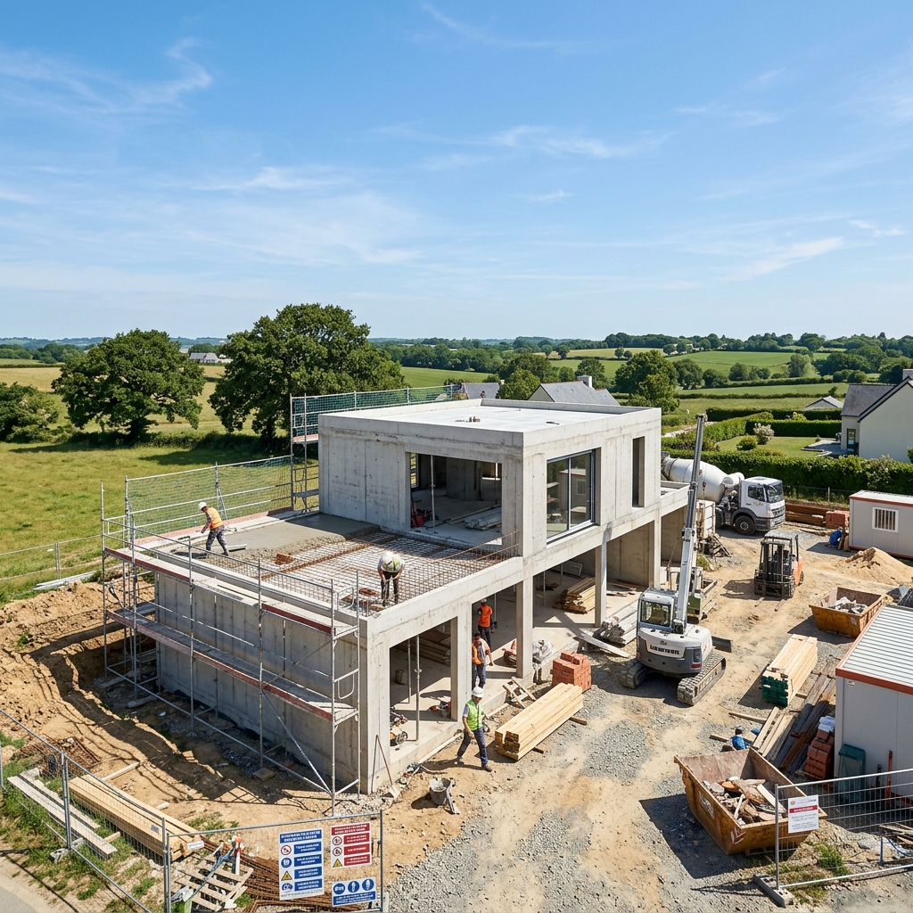 Chantier construction Loire-Atlantique